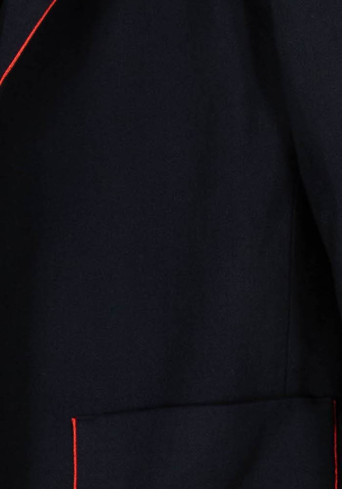 Blazer Bleu et Rouge - Taille M/38 de la marque Tara Jarmon | PARAD98152 - Vendu par Paradigme - Image 3