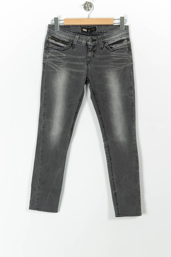 Jean Skinny Gris - Taille M/38 de la marque Levi's | PARAD98157 - Vendu par Paradigme - Image 2