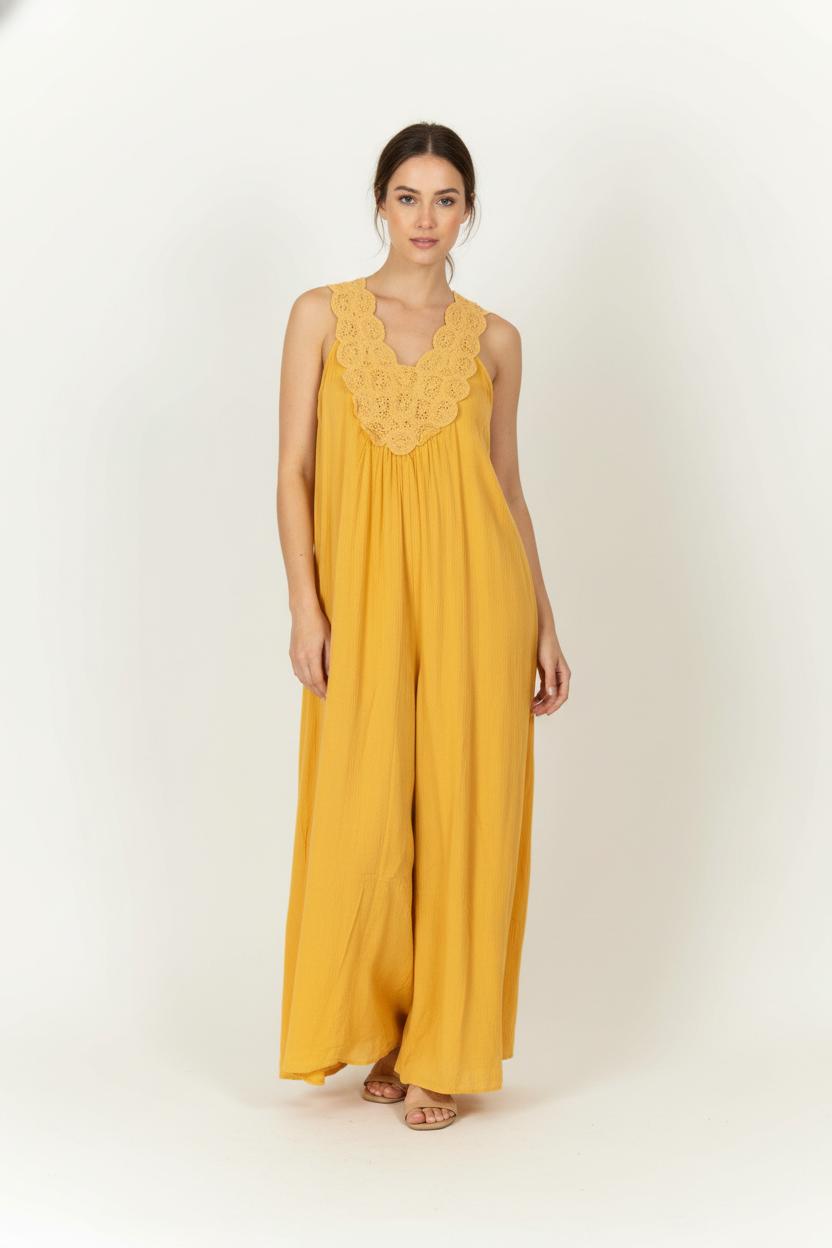 Robe Longue Jaune - Taille M/38 de la marque Des petits hauts | PARAD98159 - Vendu par Paradigme - Image 1