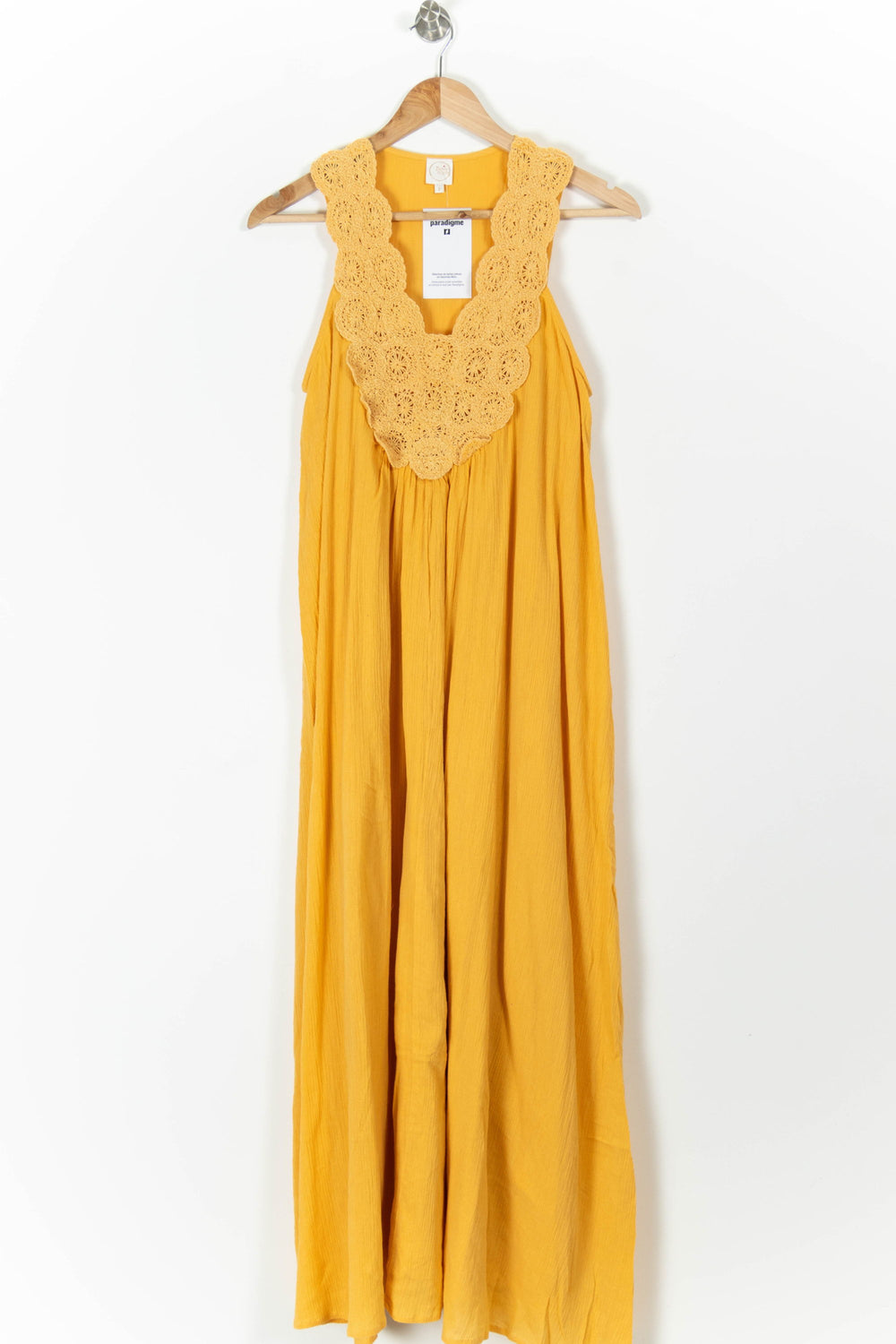 Robe Longue Jaune - Taille M/38 de la marque Des petits hauts | PARAD98159 - Vendu par Paradigme - Image 2