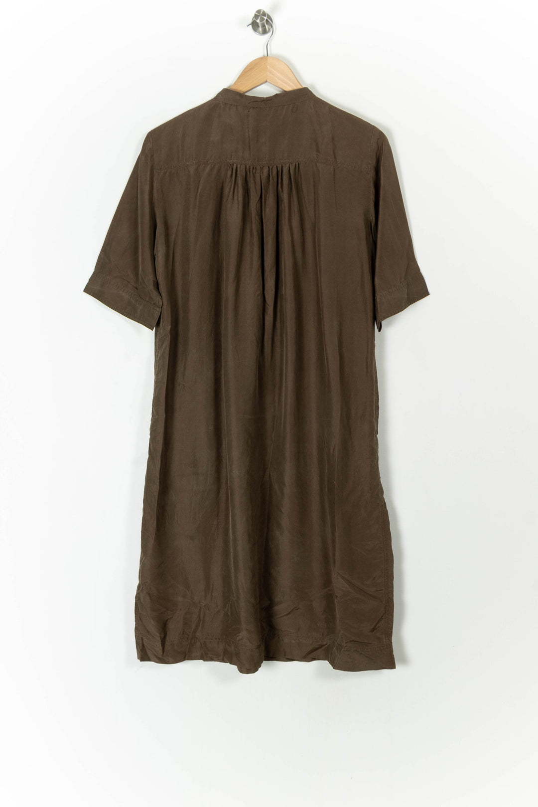 Robe Chemise Marron - Taille XL/42 de la marque Weekend Max Mara | PARAD98162 - Vendu par Paradigme - Image 4
