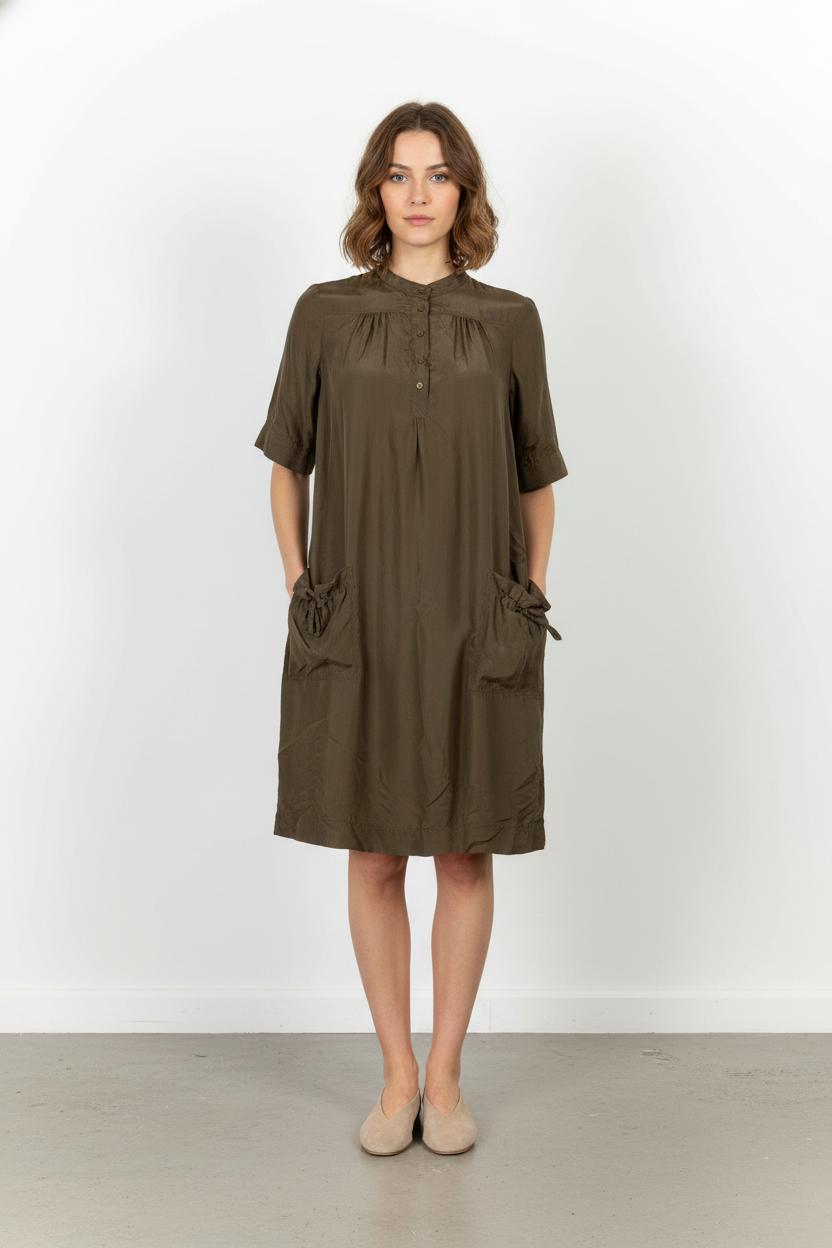 Robe Chemise Marron - Taille XL/42 de la marque Weekend Max Mara | PARAD98162 - Vendu par Paradigme - Image 1