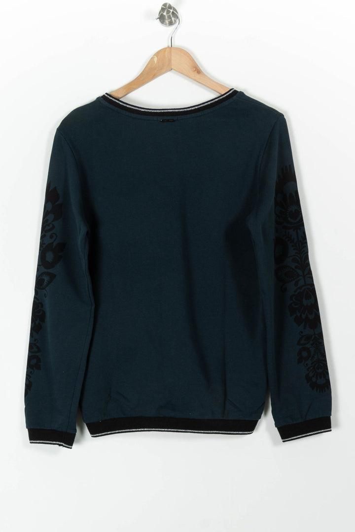 Sweatshirt Bleu Foncé et Noir - Taille L/40 de la marque One Step | PARAD98169 - Vendu par Paradigme - Image 4
