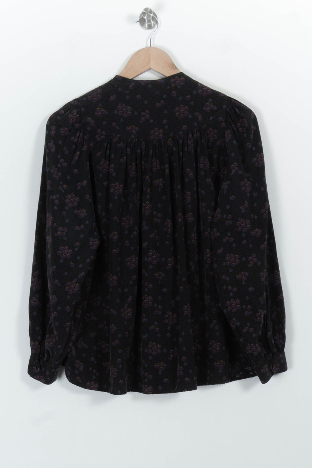 Blouse Noire et Violette - Taille M/38 de la marque Sessùn | PARAD98173 - Vendu par Paradigme - Image 4