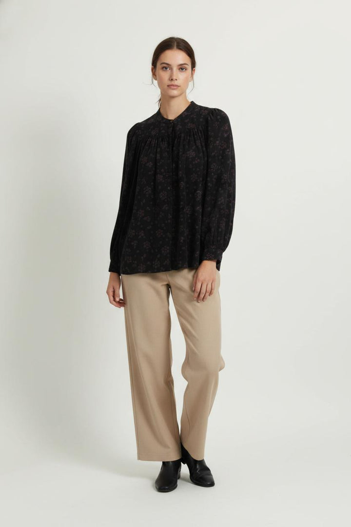 Blouse Noire et Violette - Taille M/38 de la marque Sessùn | PARAD98173 - Vendu par Paradigme - Image 1