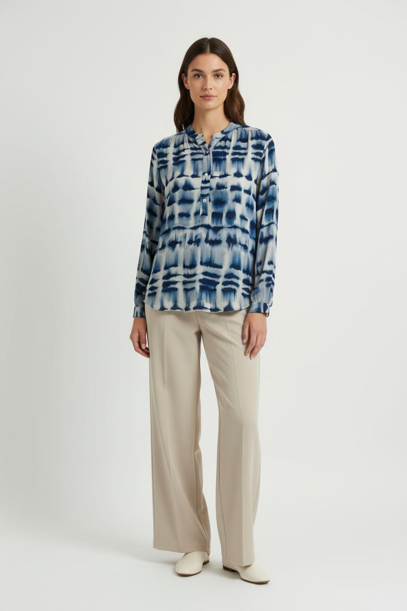 Blouse Bleu et Blanc - Taille M/38 de la marque Gerard Darel | PARAD98176 - Vendu par Paradigme - Image 1
