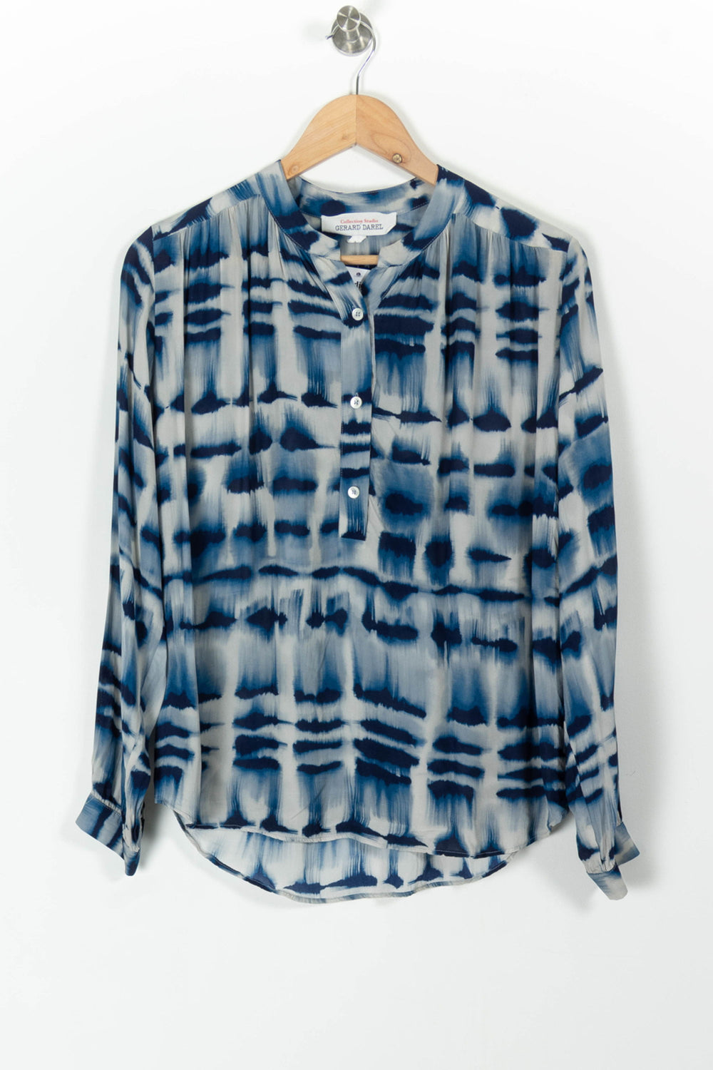Blouse Bleu et Blanc - Taille M/38 de la marque Gerard Darel | PARAD98176 - Vendu par Paradigme - Image 2