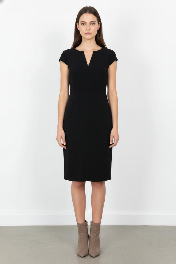 Robe Midi Noire - Taille S/36 de la marque Caroll | PARAD98183 - Vendu par Paradigme - Image 1