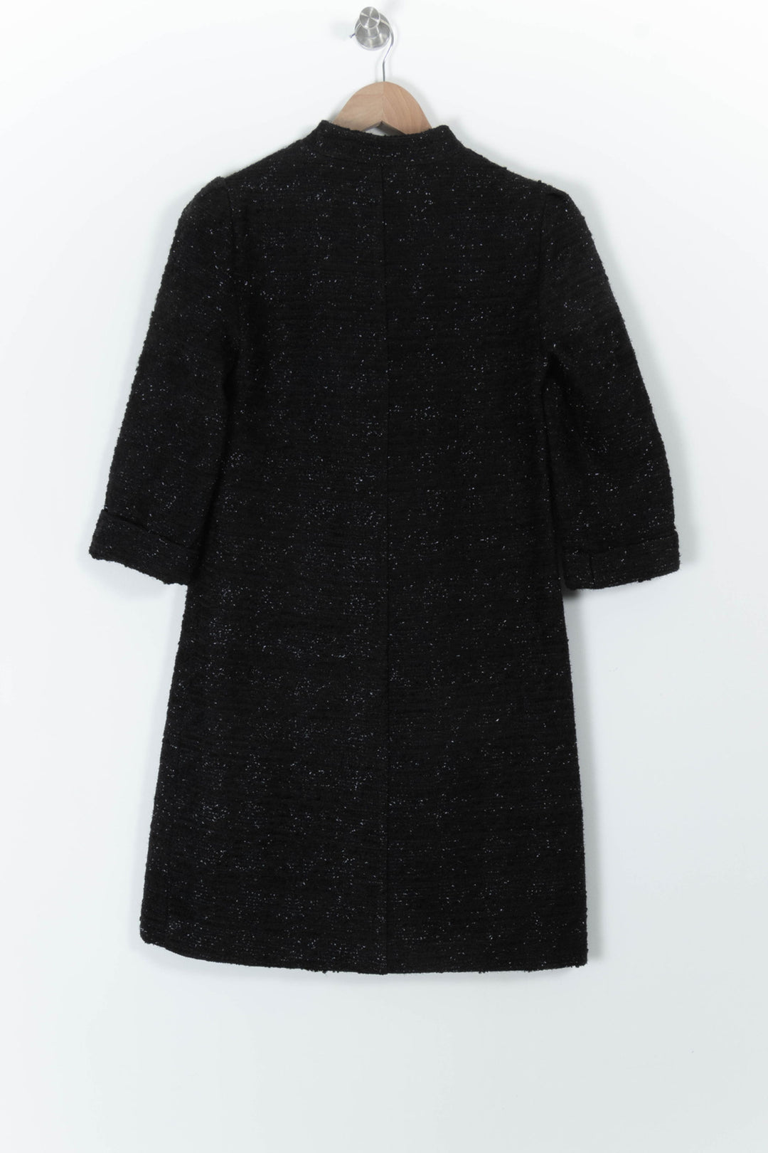 Robe Courte Noire - Taille S/36 de la marque Caroll | PARAD98185 - Vendu par Paradigme - Image 4