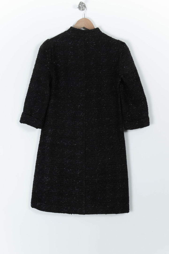 Robe Courte Noire - Taille S/36 de la marque Caroll | PARAD98185 - Vendu par Paradigme - Image 4