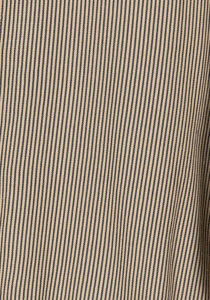 Chemise Rayée Beige et Noire - Taille M/38 de la marque Sessùn | PARAD98186 - Vendu par Paradigme - Image 3