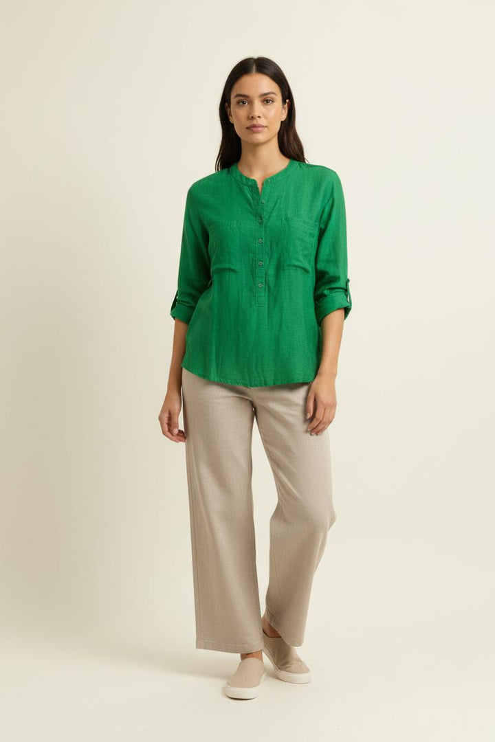 Chemise Verte - Taille L/40 de la marque Karl Marc John | PARAD98195 - Vendu par Paradigme - Image 1