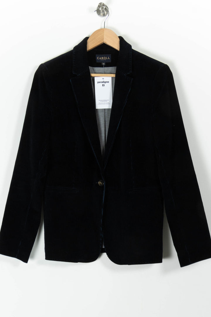 Blazer Bleu - Taille L/40 de la marque Caroll | PARAD98196 - Vendu par Paradigme - Image 2