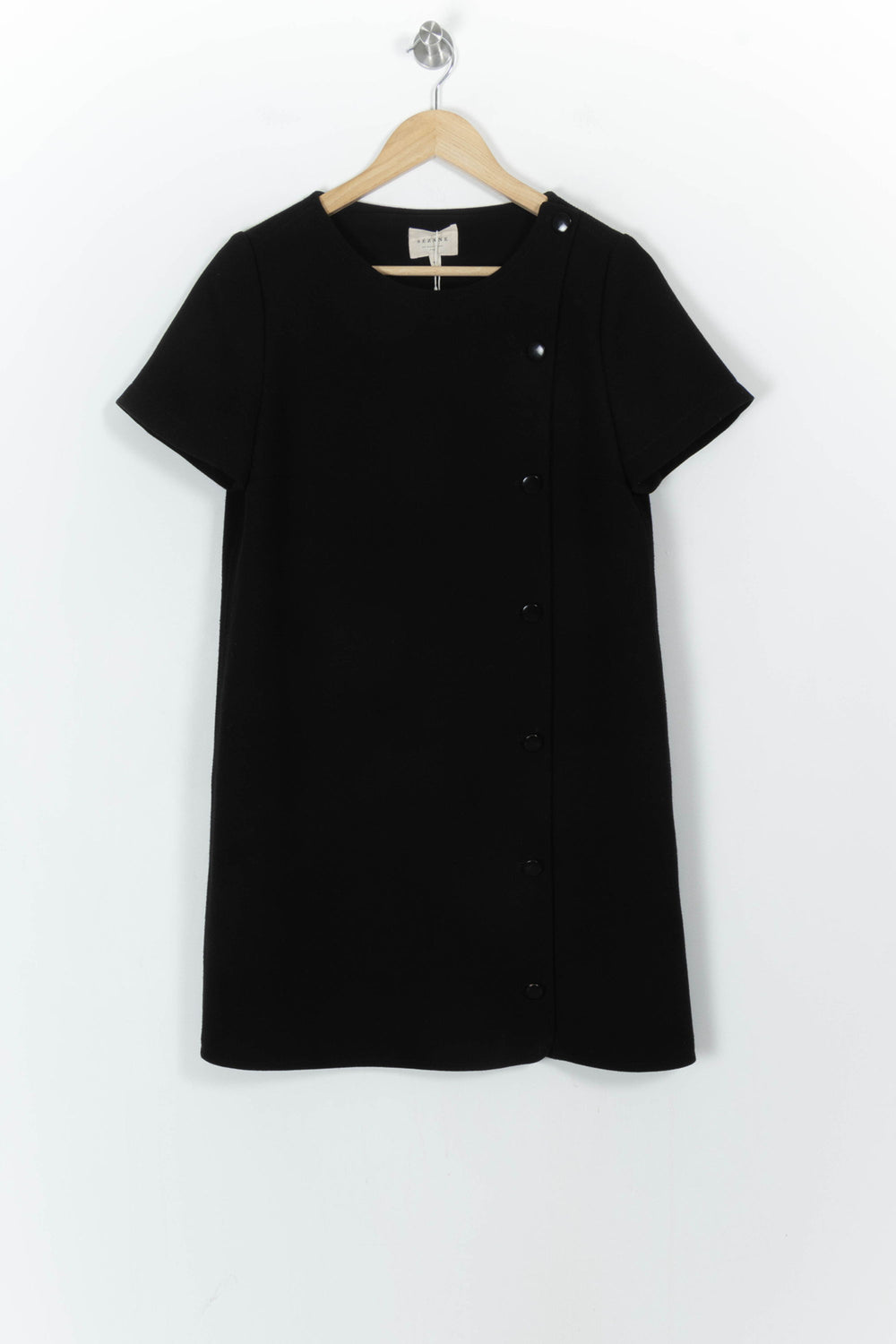 Robe Courte Noire - Taille L/40 de la marque Sézane | PARAD98197 - Vendu par Paradigme - Image 2