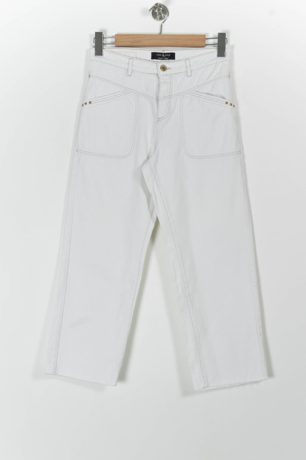 Jean Blanc - Taille S/36 de la marque One Step | PARAD98199 - Vendu par Paradigme - Image 2