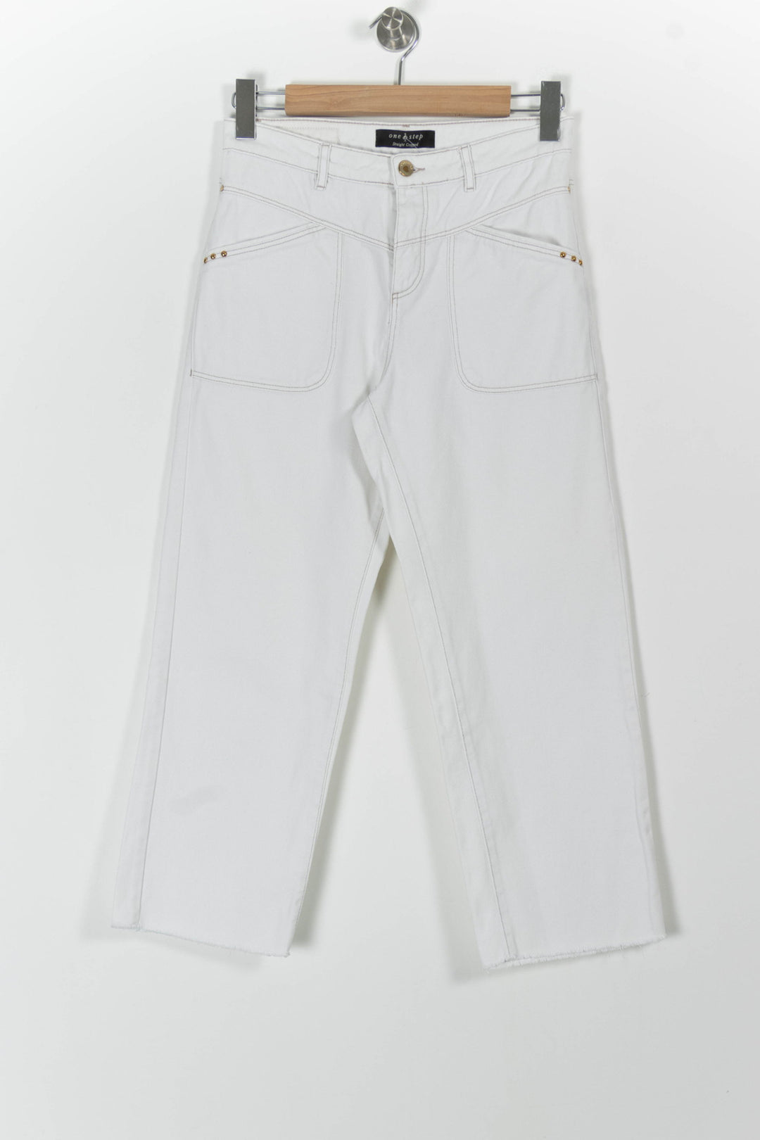Jean Blanc - Taille S/36 de la marque One Step | PARAD98199 - Vendu par Paradigme - Image 2