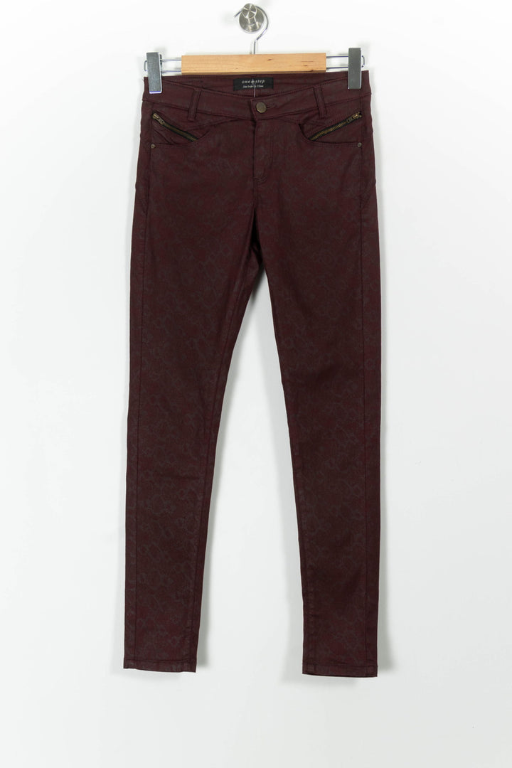 Jean Bordeaux - Taille S/36 de la marque One Step | PARAD98202 - Vendu par Paradigme - Image 2