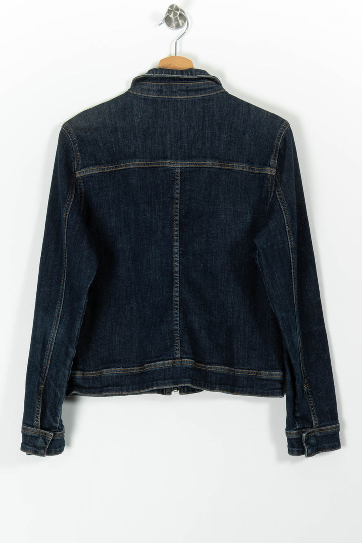 Veste en Jean Bleue - Taille L/40 de la marque Galeries Lafayette | PARAD98203 - Vendu par Paradigme - Image 4