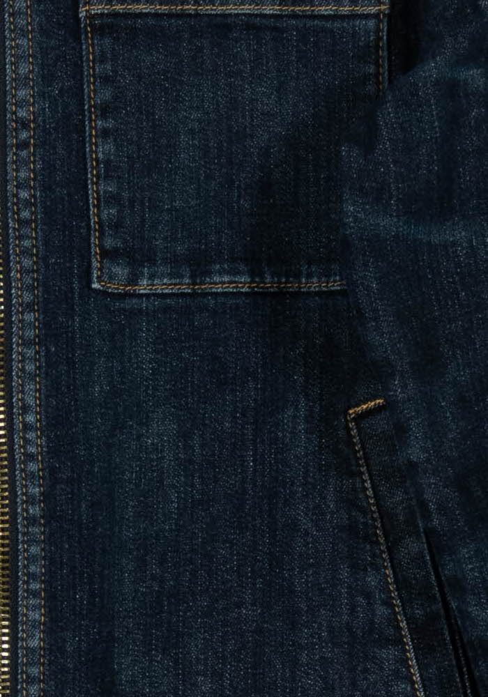 Veste en Jean Bleue - Taille L/40 de la marque Galeries Lafayette | PARAD98203 - Vendu par Paradigme - Image 3