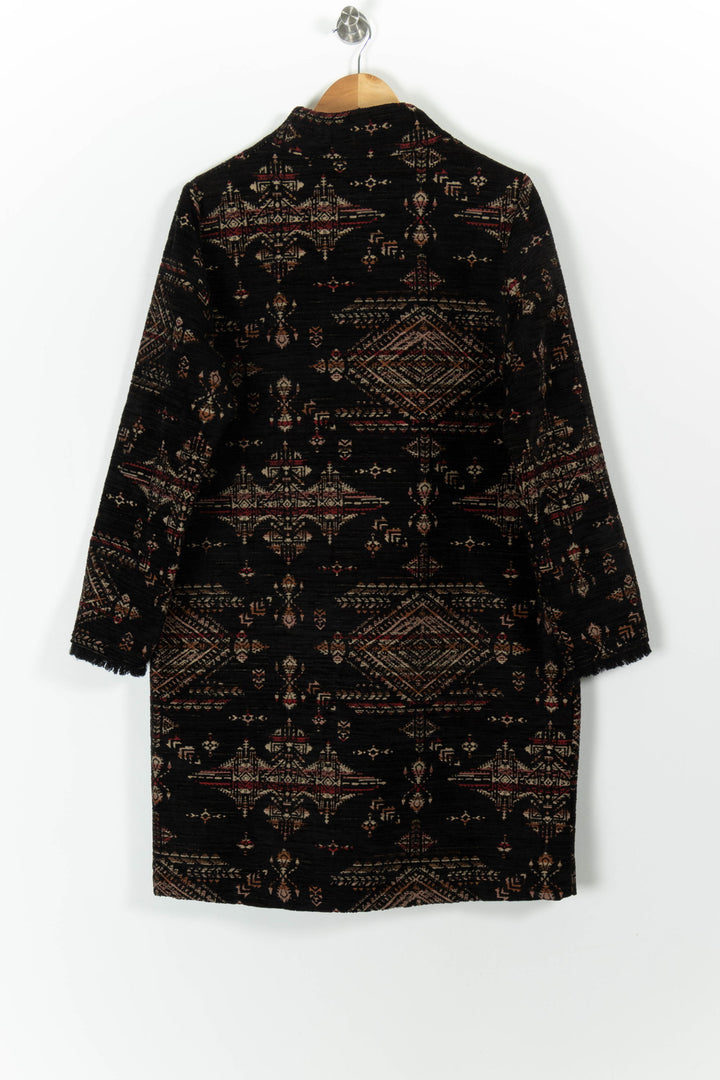 Manteau Noir et Beige - Taille XL/42 de la marque La Fée Maraboutée | PARAD98204 - Vendu par Paradigme - Image 4