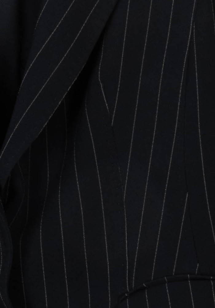 Blazer Bleu à Rayures - Taille L/40 de la marque Marina Rinaldi | PARAD98209 - Vendu par Paradigme - Image 3