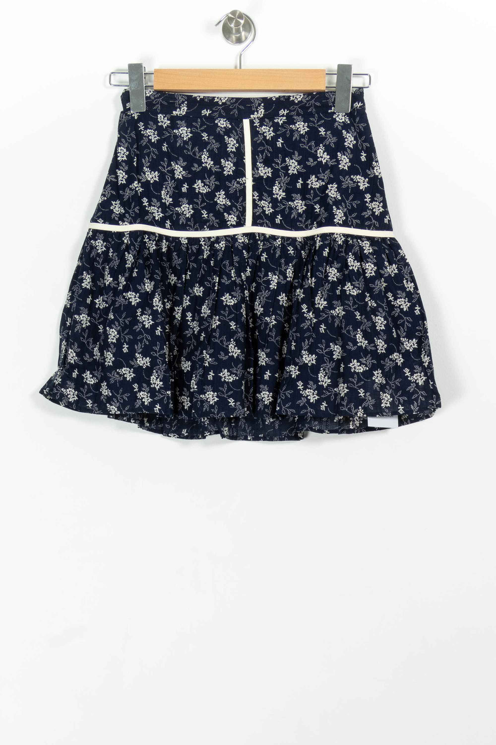 Jupe Volantée Bleu et Blanc - Taille XS/34 de la marque Karl Marc John | PARAD98211 - Vendu par Paradigme - Image 2