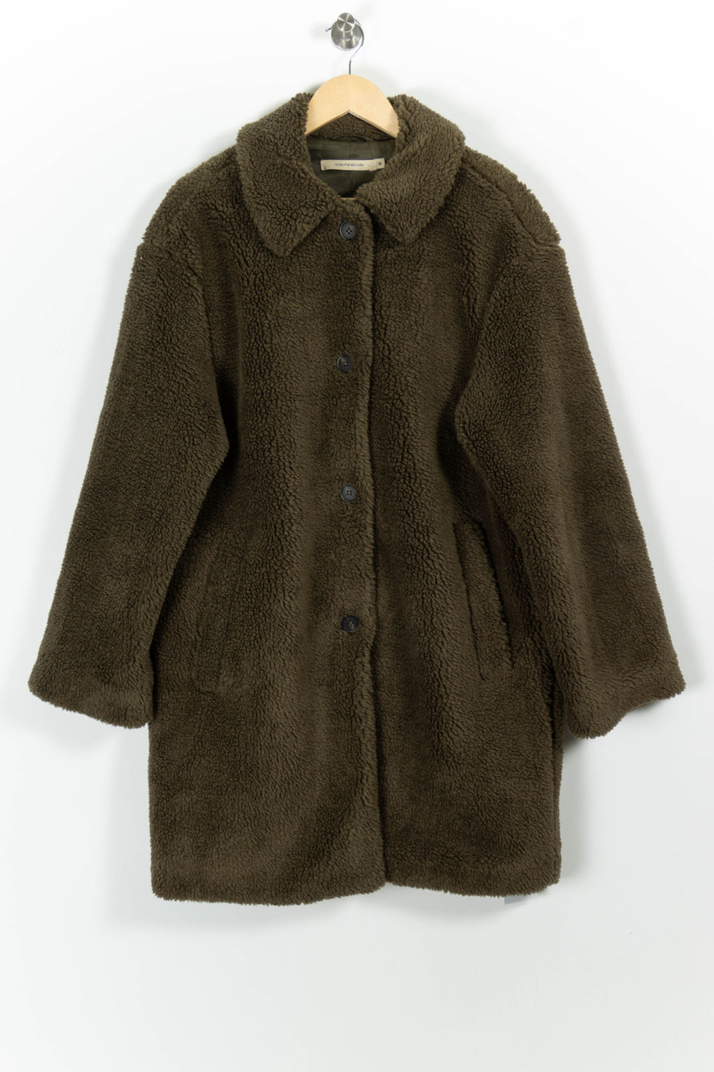 Manteau en Laine Vert - Taille M/38 de la marque La Fée Maraboutée | PARAD98213 - Vendu par Paradigme - Image 2