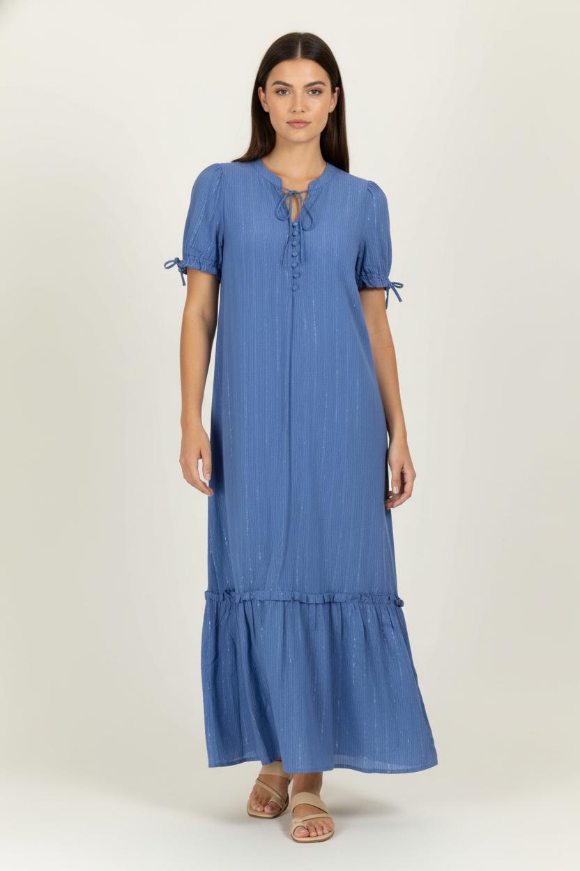 Robe Longue Bleue - Taille XS/34 de la marque Karl Marc John | PARAD98218 - Vendu par Paradigme - Image 1