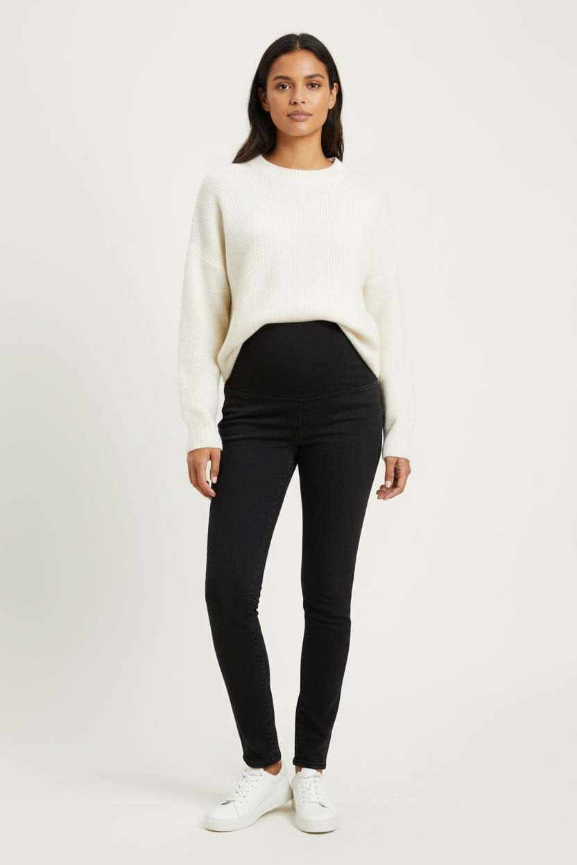 Jean De Grossesse Noir - Taille S/36 de la marque Sézane | PARAD98219 - Vendu par Paradigme - Image 1