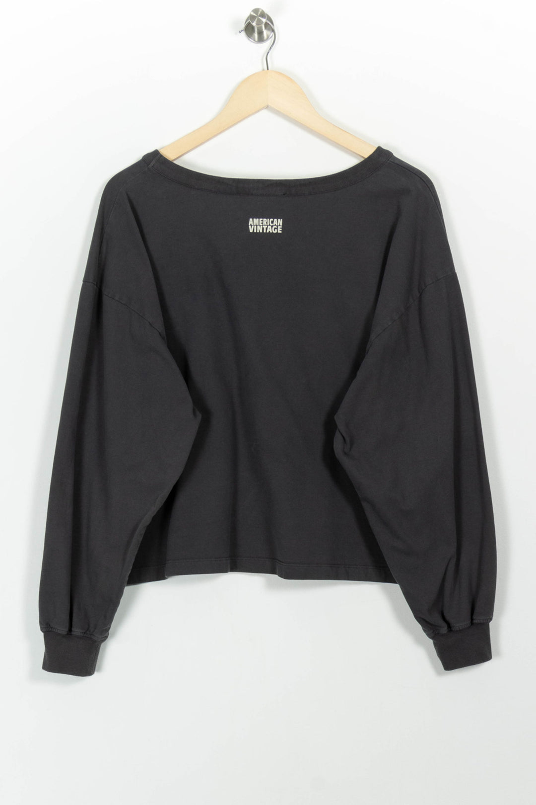 Sweatshirt Gris - Taille L/40 de la marque American Vintage | PARAD98227 - Vendu par Paradigme - Image 4
