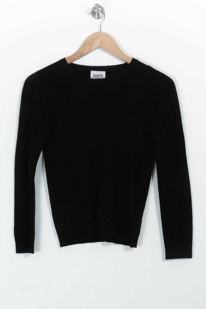 Pull Noir - Taille M/38 de la marque Claudie Pierlot | PARAD98229 - Vendu par Paradigme - Image 2
