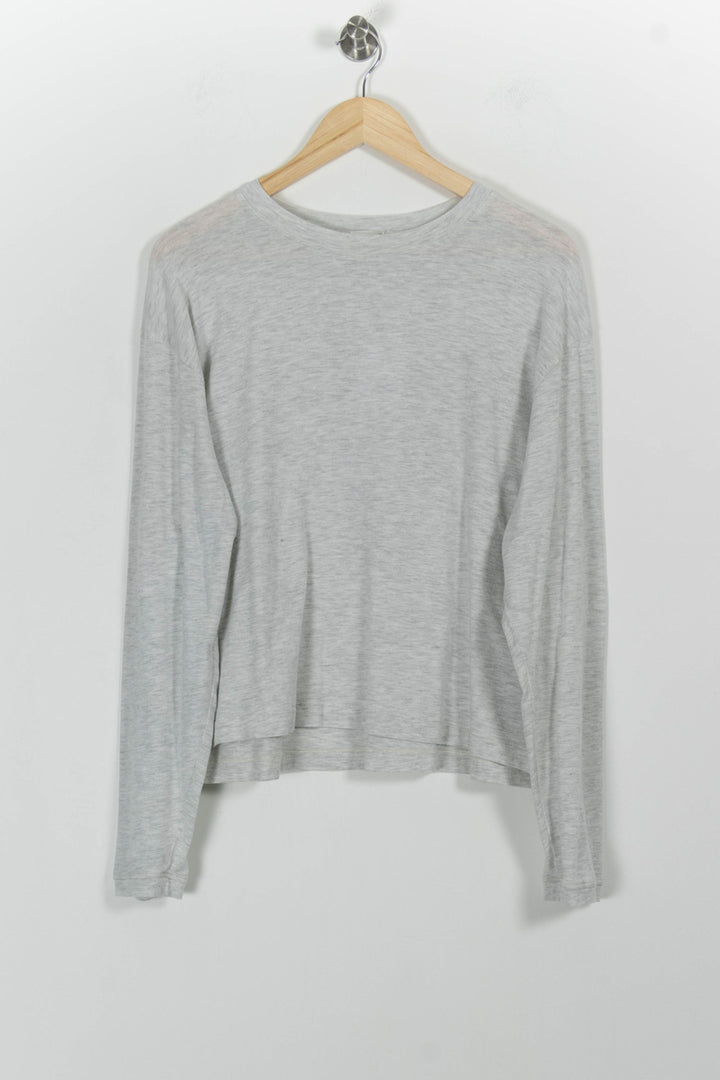 Sweatshirt Gris - Taille L/40 de la marque American Vintage | PARAD98231 - Vendu par Paradigme - Image 2