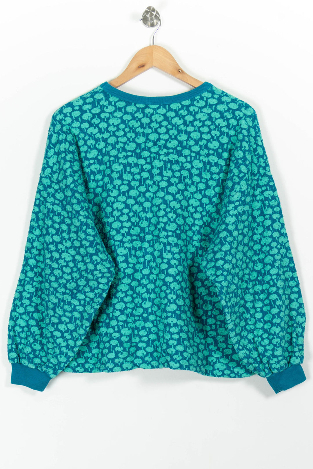 Sweat à Motifs Bleu - Taille L/40 de la marque American Vintage | PARAD98232 - Vendu par Paradigme - Image 4