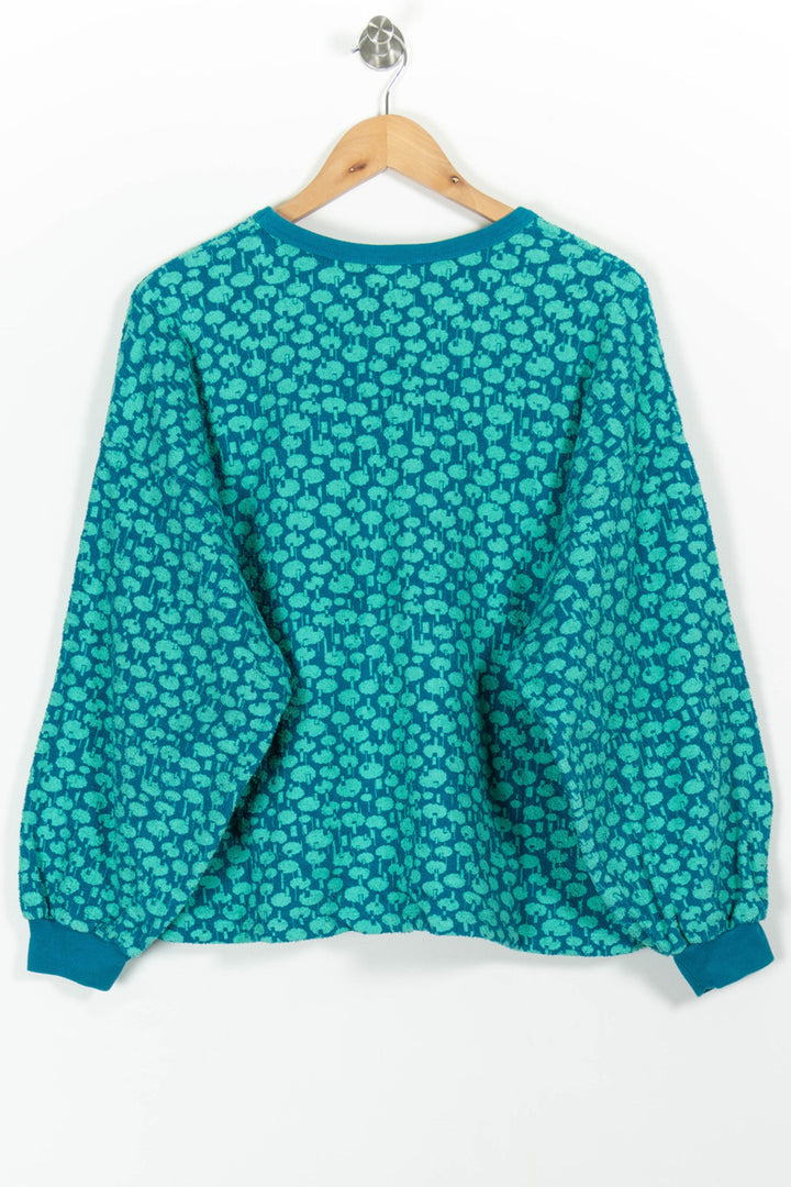 Sweat à Motifs Bleu - Taille L/40 de la marque American Vintage | PARAD98232 - Vendu par Paradigme - Image 4