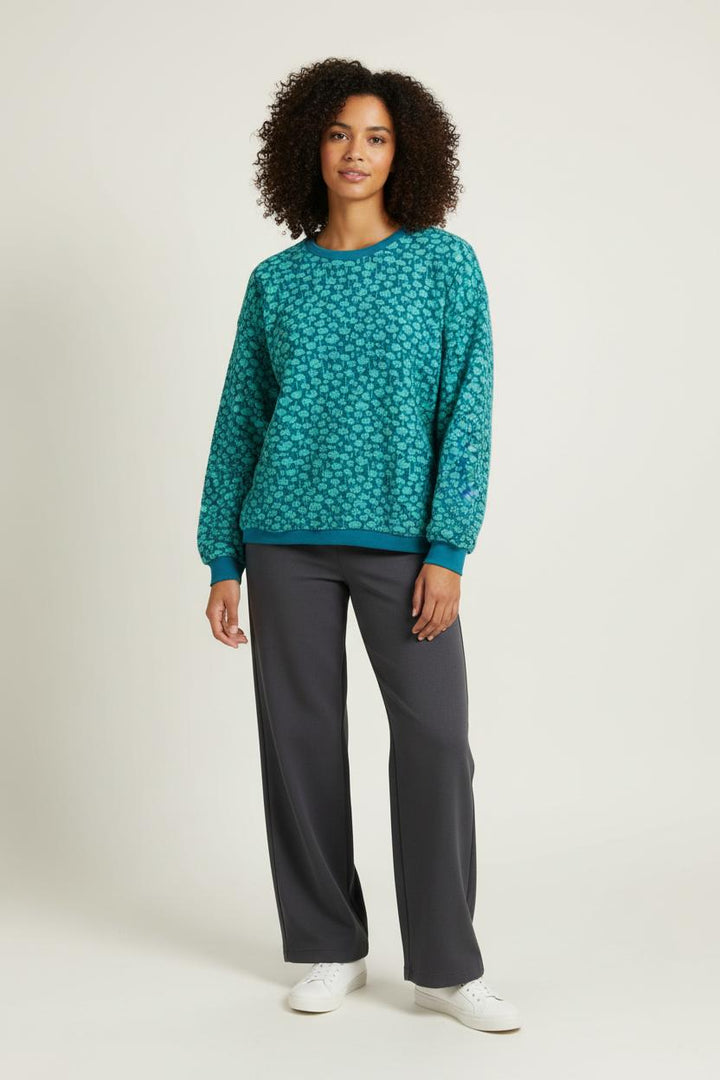 Sweat à Motifs Bleu - Taille L/40 de la marque American Vintage | PARAD98232 - Vendu par Paradigme - Image 1