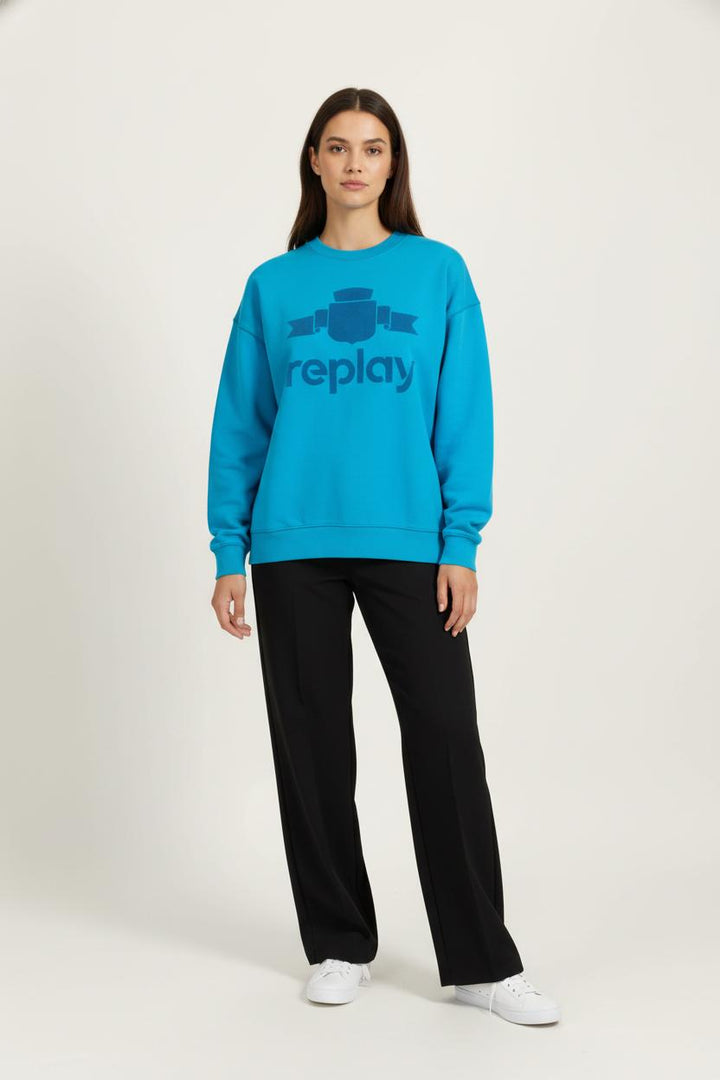 Sweatshirt Bleu - Taille M/38 de la marque Replay | PARAD98234 - Vendu par Paradigme - Image 1