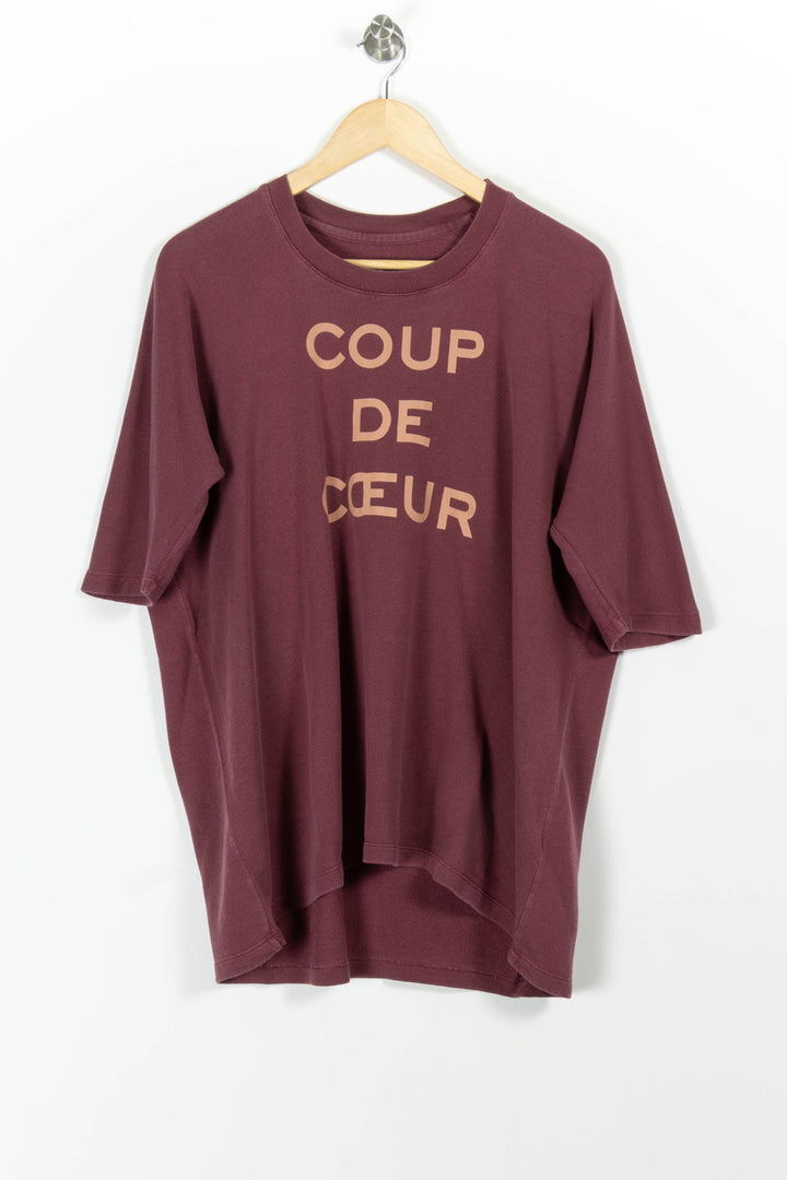 T-shirt Bordeaux - Taille M/38 de la marque Zadig&Voltaire | PARAD98236 - Vendu par Paradigme - Image 2