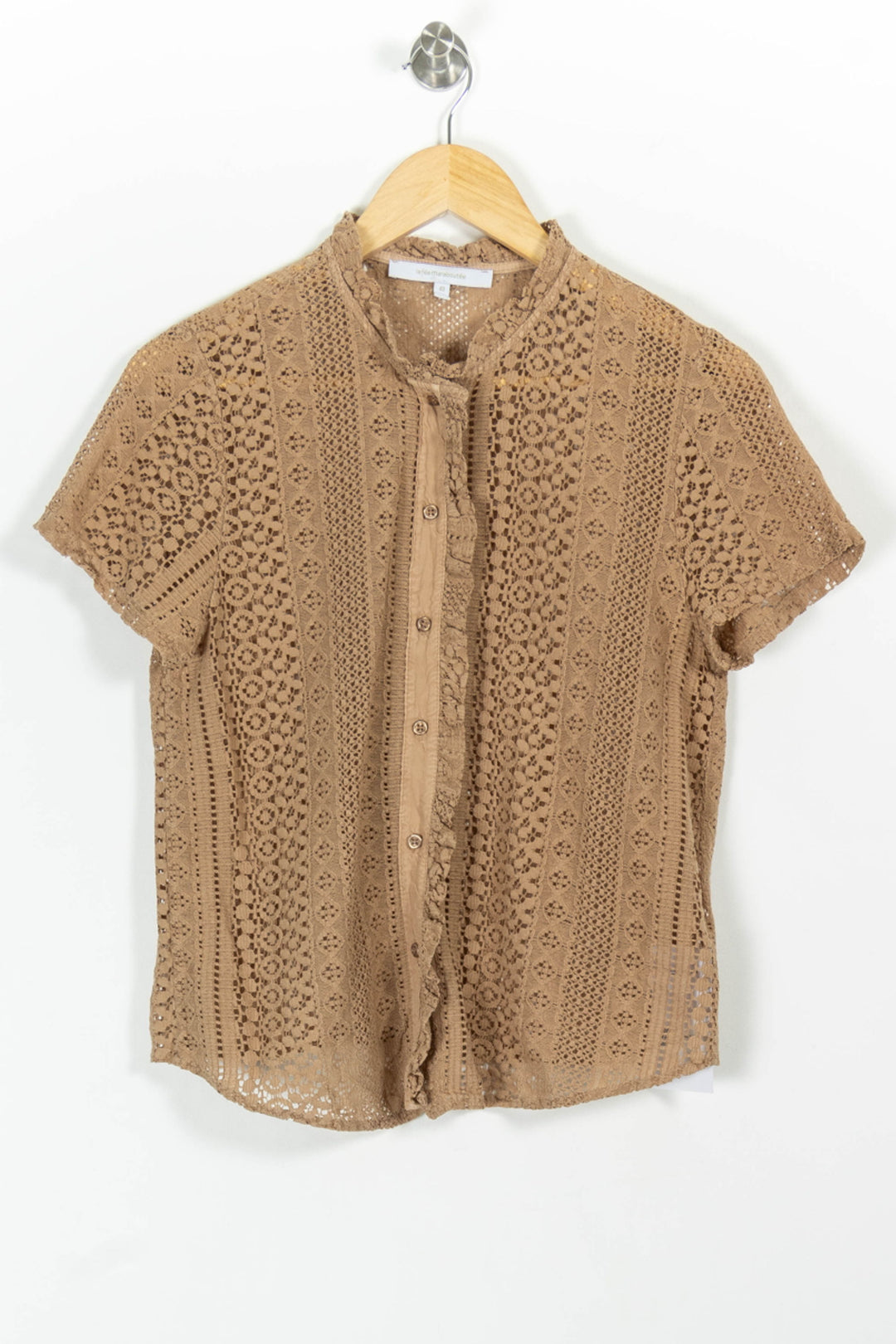 Blouse Beige - Taille L/40 de la marque La Fée Maraboutée | PARAD98239 - Vendu par Paradigme - Image 2