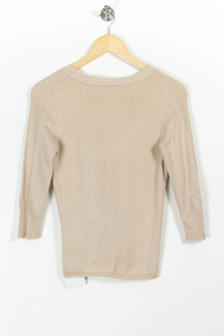 Cardigan Beige - Taille S/36 de la marque Maison 123 | PARAD98240 - Vendu par Paradigme - Image 4