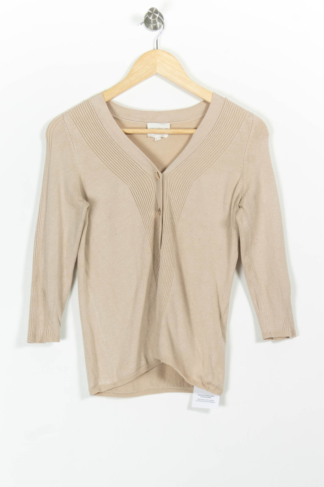 Cardigan Beige - Taille S/36 de la marque Maison 123 | PARAD98240 - Vendu par Paradigme - Image 2