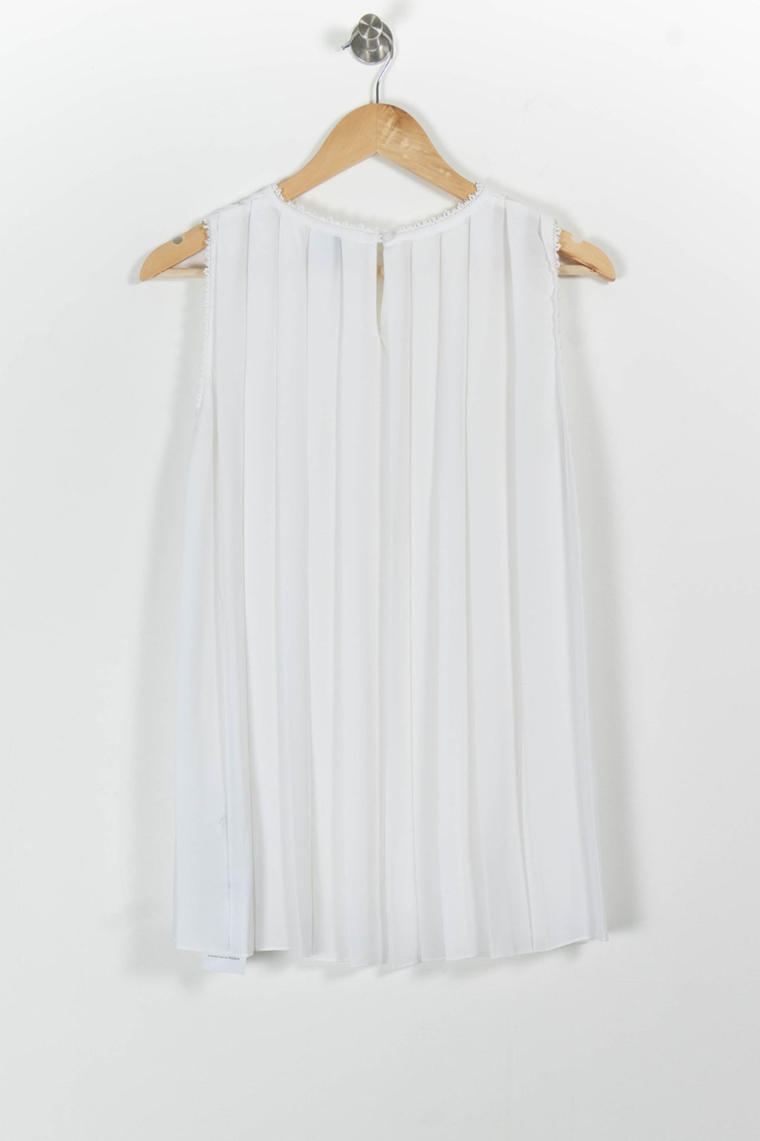 Blouse Plissée Blanche - Taille S/36 de la marque Karl Marc John | PARAD98245 - Vendu par Paradigme - Image 4