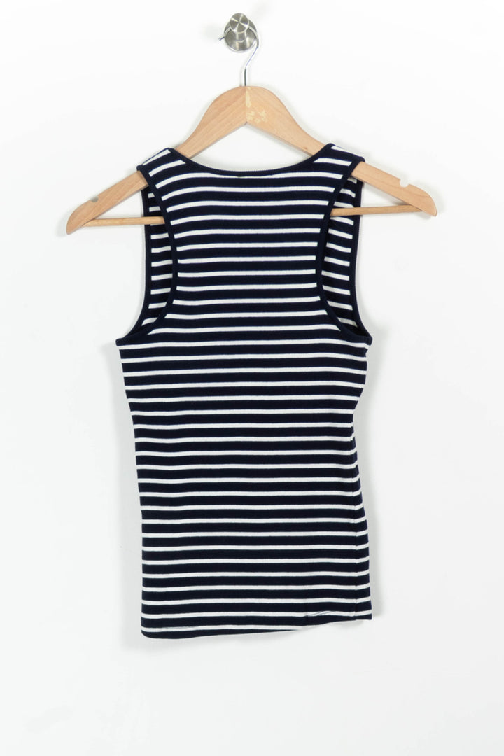 Débardeur Marine et Blanc - Taille M/38 de la marque Sézane | PARAD98249 - Vendu par Paradigme - Image 4