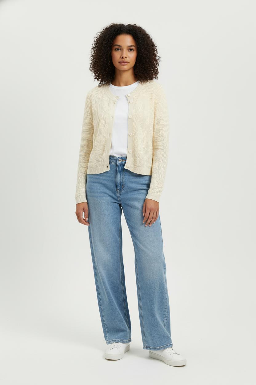 Cardigan Beige - Taille M/38 de la marque Comptoir des Cotonniers | PARAD98250 - Vendu par Paradigme - Image 1