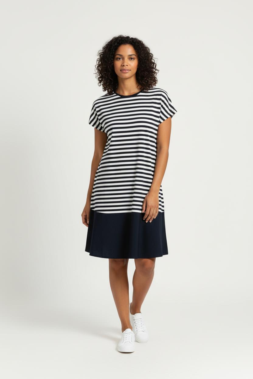 Robe Courte Rayée Noire et Blanche - Taille XS/34 de la marque COS | PARAD98252 - Vendu par Paradigme - Image 1