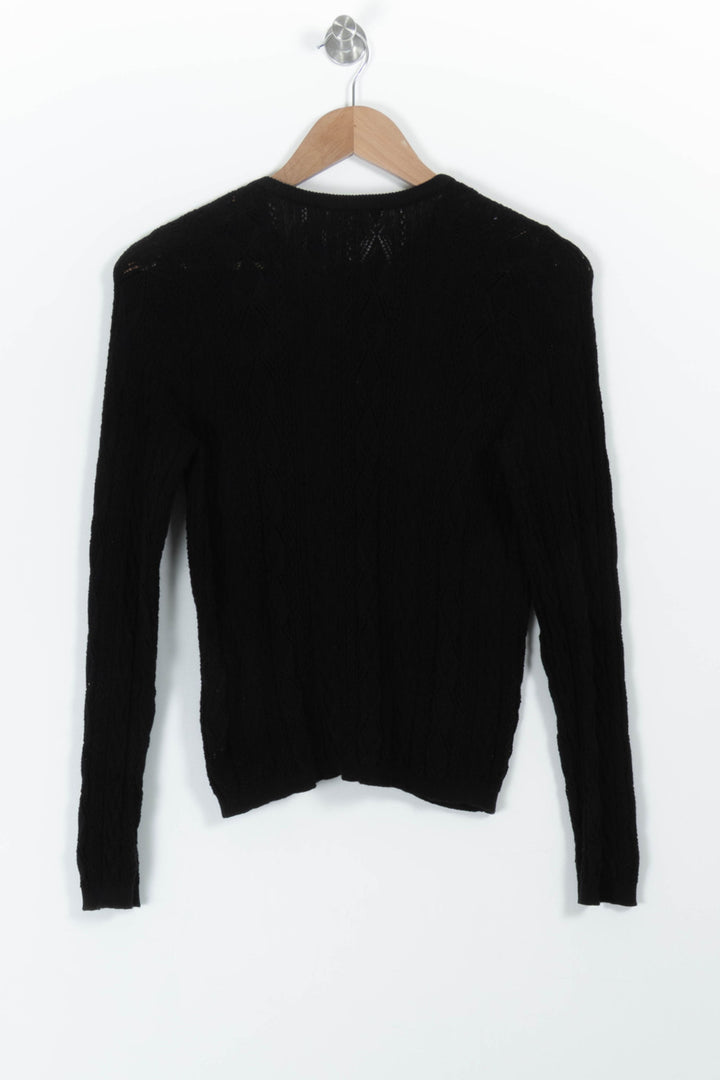 Cardigan Noir - Taille M/38 de la marque Sézane | PARAD98254 - Vendu par Paradigme - Image 4