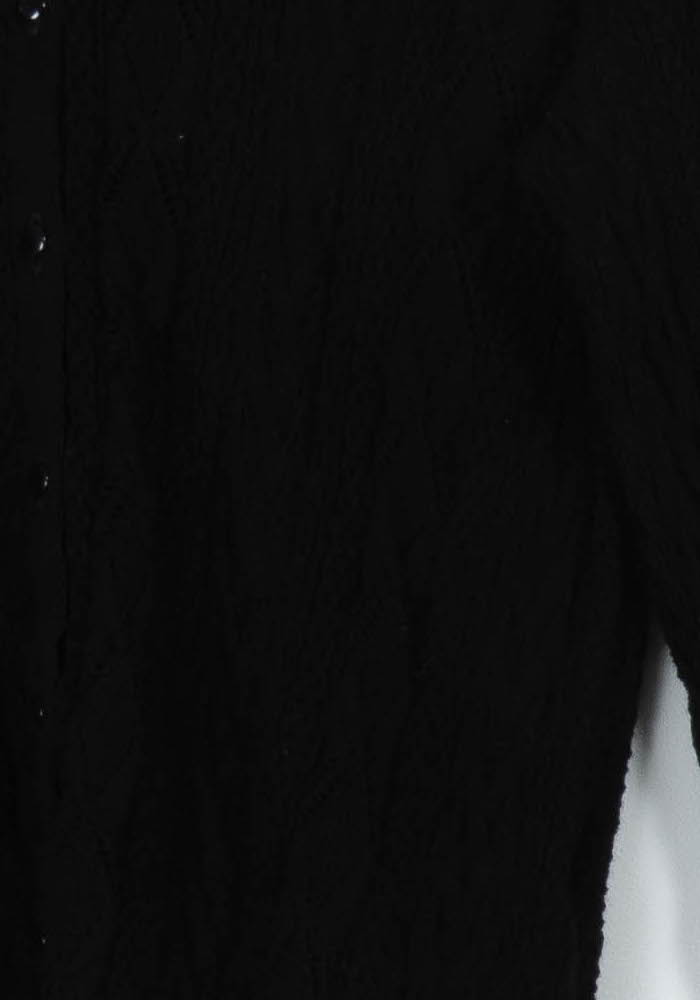 Cardigan Noir - Taille M/38 de la marque Sézane | PARAD98254 - Vendu par Paradigme - Image 3