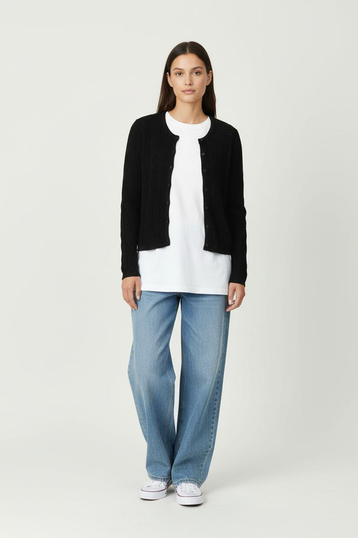 Cardigan Noir - Taille M/38 de la marque Sézane | PARAD98254 - Vendu par Paradigme - Image 1