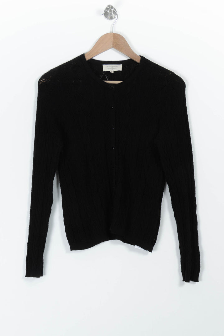 Cardigan Noir - Taille M/38 de la marque Sézane | PARAD98254 - Vendu par Paradigme - Image 2