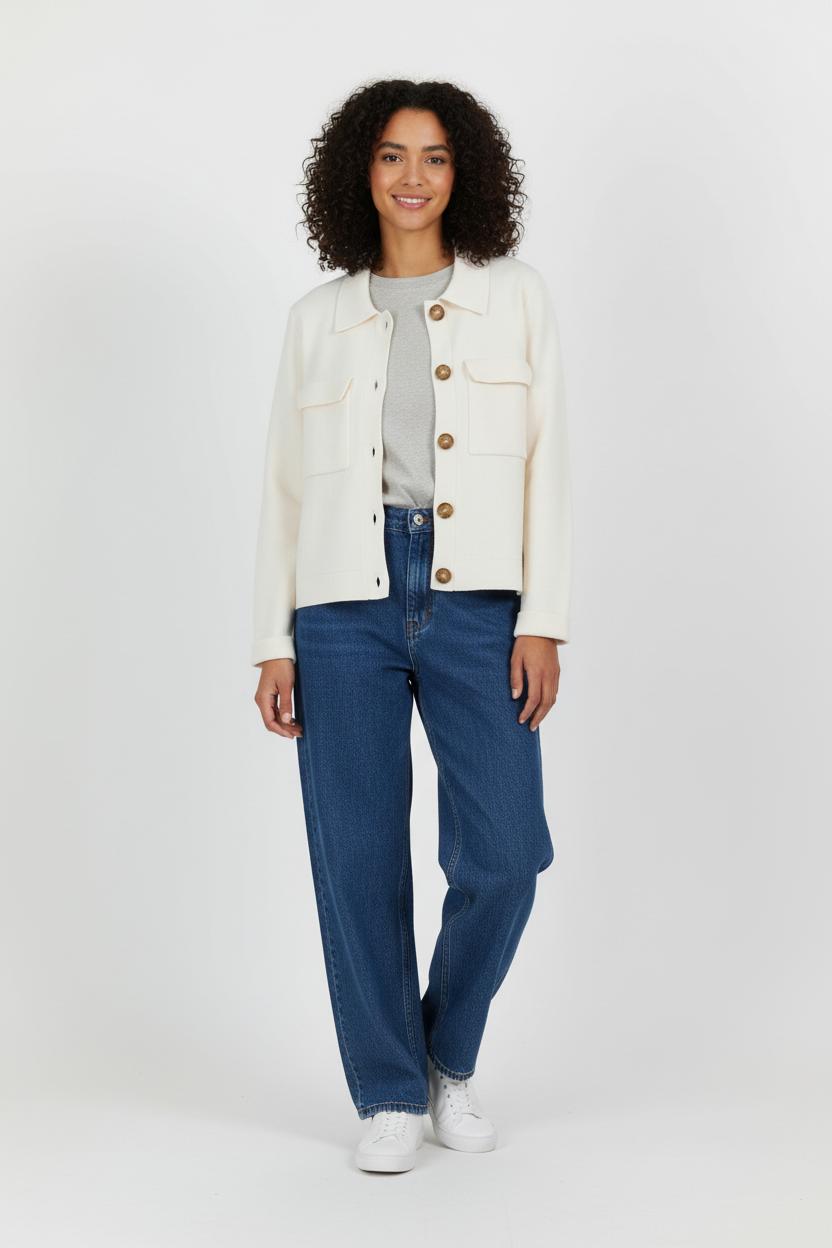 Veste Beige - Taille M/38 de la marque Sézane | PARAD98255 - Vendu par Paradigme - Image 1
