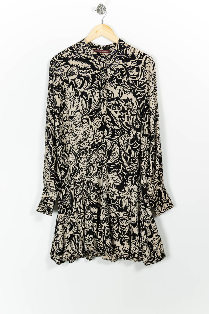Robe Courte Noire et Beige - Taille XXL/44 de la marque Comptoir des Cotonniers | PARAD98258 - Vendu par Paradigme - Image 2
